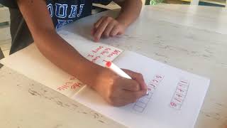 Using Letter Boxes in Writing