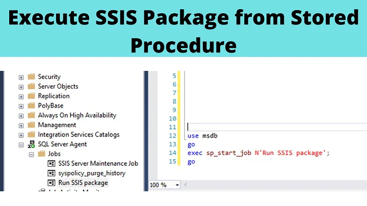 16 Execute SSIS Package from Stored Procedure\SQL Query