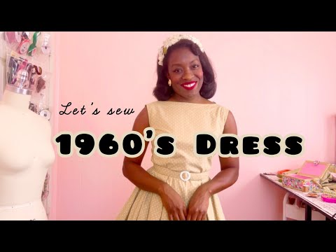 1960’s polkadot dress | simplicity 3909