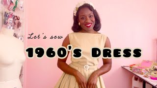 1960’s polkadot dress | simplicity 3909