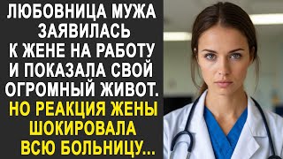 видео: Любовница мужа с большим животом заявилась к жене на работу. Но реакция жены удивила всю больницу... картинка: Любовница мужа с большим животом заявилась к жене на работу. Но реакция жены удивила всю больницу...