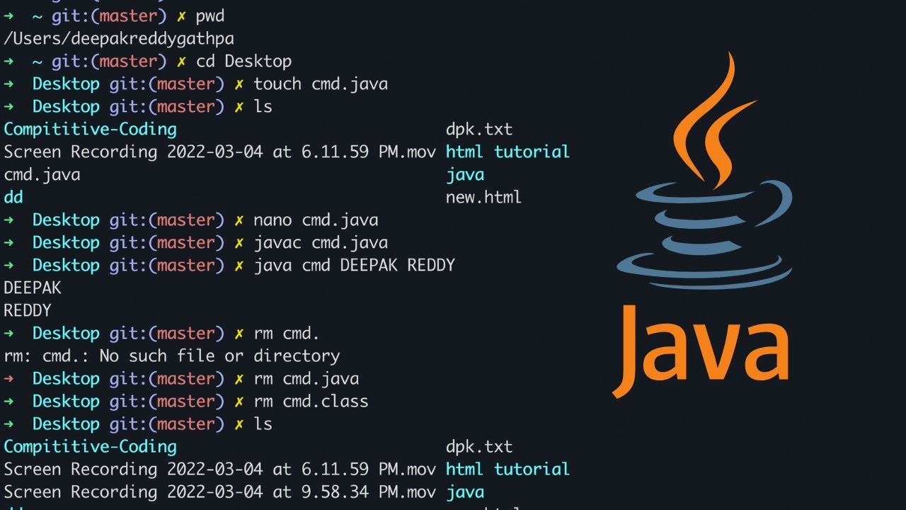 Java cmd