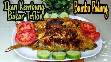 Resep Ikan Kembung Bakar Teflon • Bumbu Padang