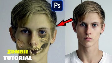 Cara mengubah diri Anda menjadi Zombie di Photoshop (tutorial)