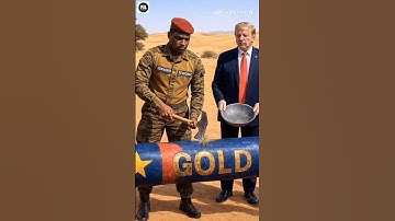 Ibrahim Traoré Cuts the Gold Pipeline ⚡ Trump Waiting with Empty Plate | Funny Short 😂 #funny #trump