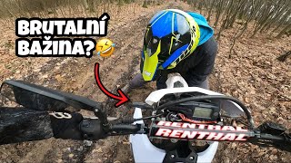 EXTRÉMNÍ BAHNO ZAPADLI JSME?! PITBIKE/DIRTBIKE projíždka 17