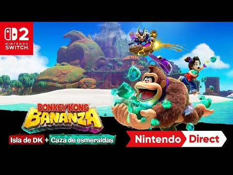 Donkey Kong Bananza: Isla de DK + Caza de esmeraldas – ¡Ya disponible! (Nintendo Switch 2)