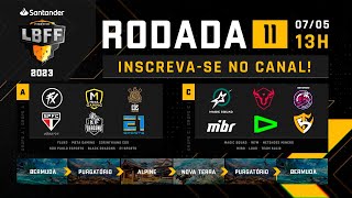 LBFF 2023 RODADA 11 AO VIVO - GRUPOS A E C | FREE FIRE ESPORTS BRASIL