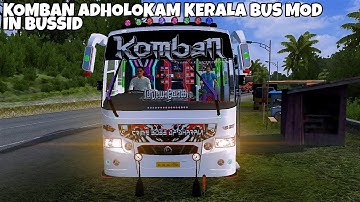 Komban ADHOLOKAM Kerala Bus Mod In Bus Simulator Indonesia - Bussid Bus Mod - Bussid Car Mod -Bussid