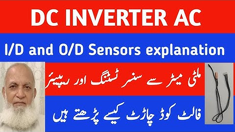 Temperature Sensors of DC inverter AC #sensors  #dcinverterac