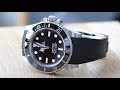 2021 Rolex Submariner 124060 on Rubber B Strap - Up Close