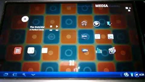 Barnes and Noble Nook Color CM7 Launcher Pro Homescreen