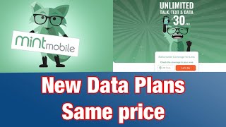 Mint Mobile Add More Data For the Same Price! Unlimited Data