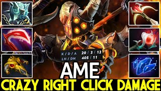 AME [Clinkz] Imba Burning Arrows Crazy Right Click Damage Dota 2