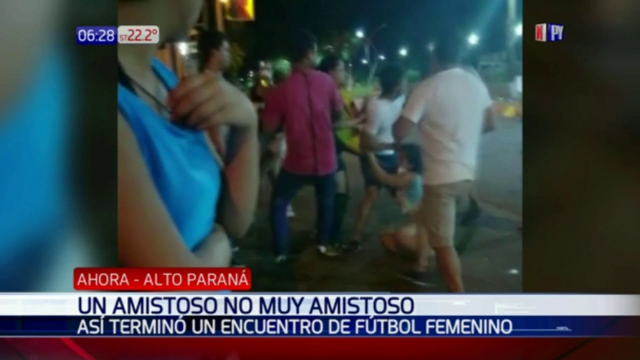 Batalla Campal Entre Mujeres Tras Un Partido De F Tbol Youtube