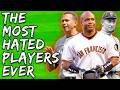 The most hated players in baseball history