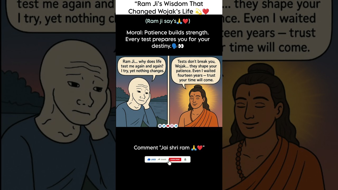 When Nothing Goes Right, Remember This From Ram Ji 🙏|Wojak Motivation