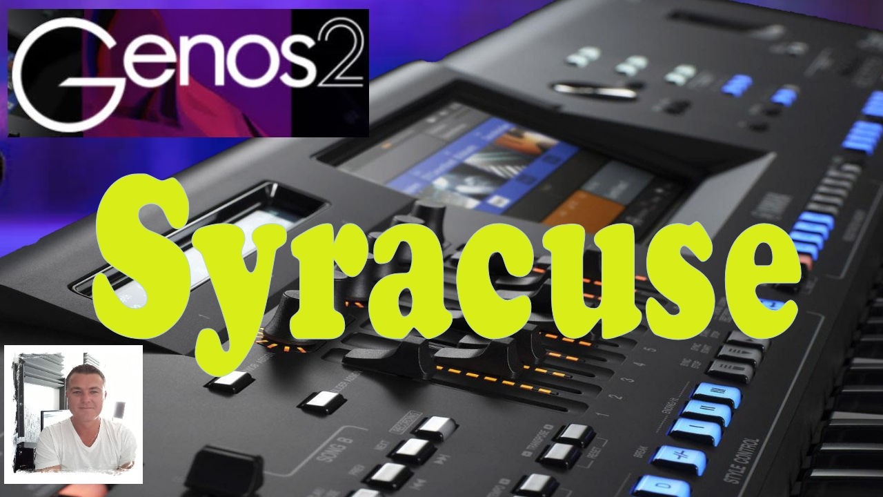ケンソウさん② Yamaha Genos 2 - Syracuse - CFX TwoOctaves and AngelPad - YouTube