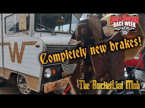 Replacing ALL the brakes on the 1973 Winnebago Brave. Getting parts is hard! Mega Week EP91