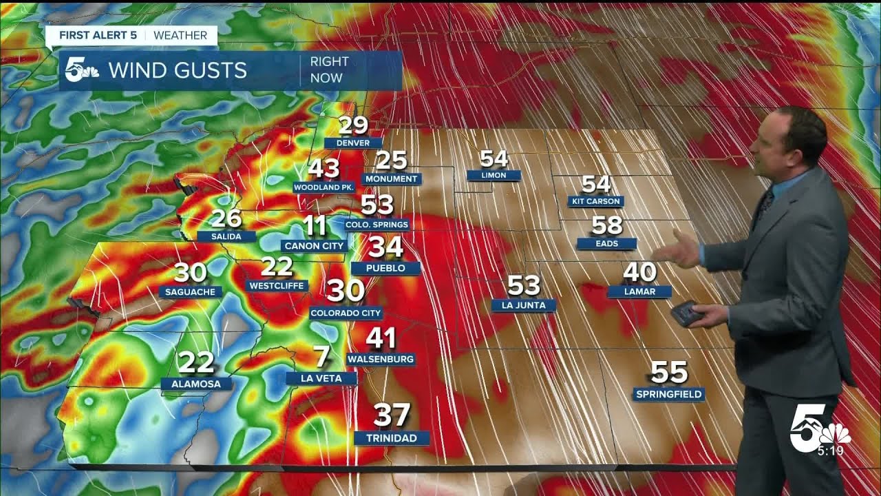 High Wind Warnings in effect until 5 pm Tuesday, with gusts 50-70 mph ...