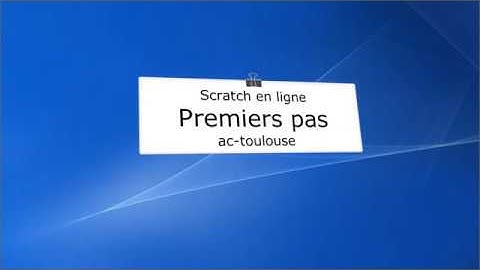 Scratch Premiers pas
