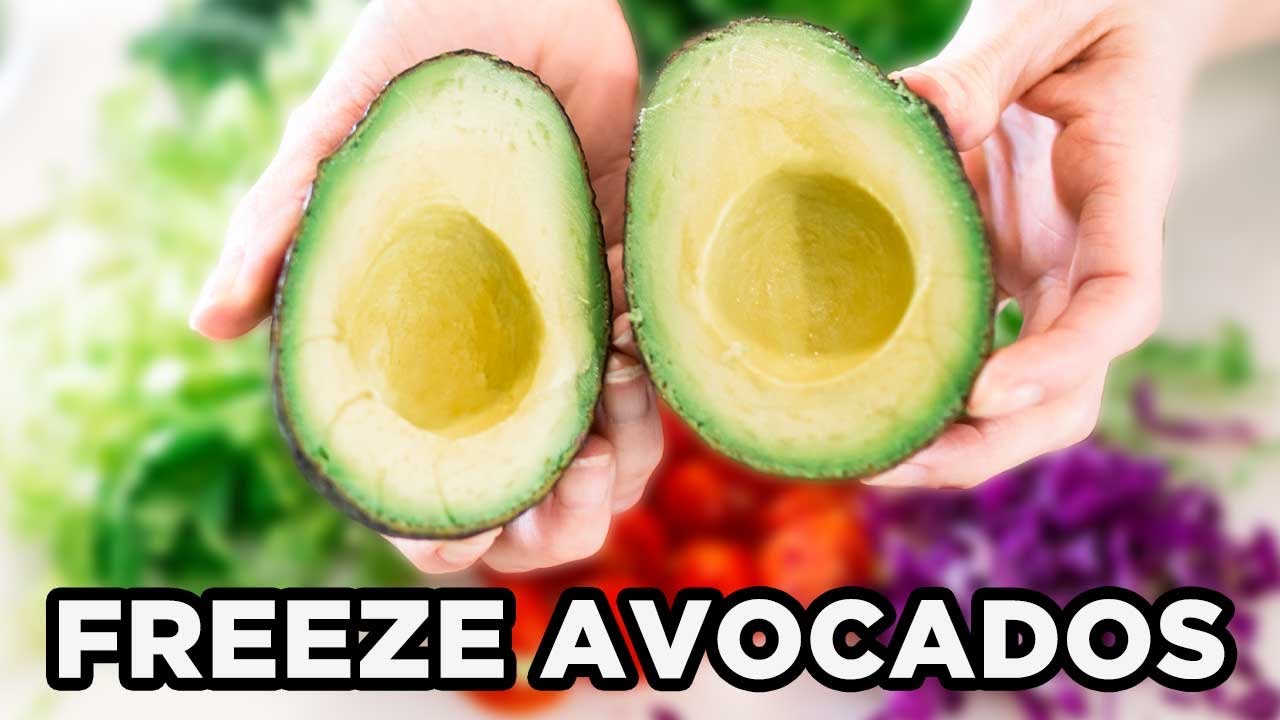 Preserve Avocados in the Freezer for Fresh Avocado All Year