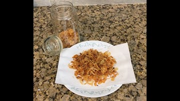 How to Make Crispy Fried Onion/ Fried Onion/ Cách làm Hành Phi / Hành Phi Giòn Thơm Ngon