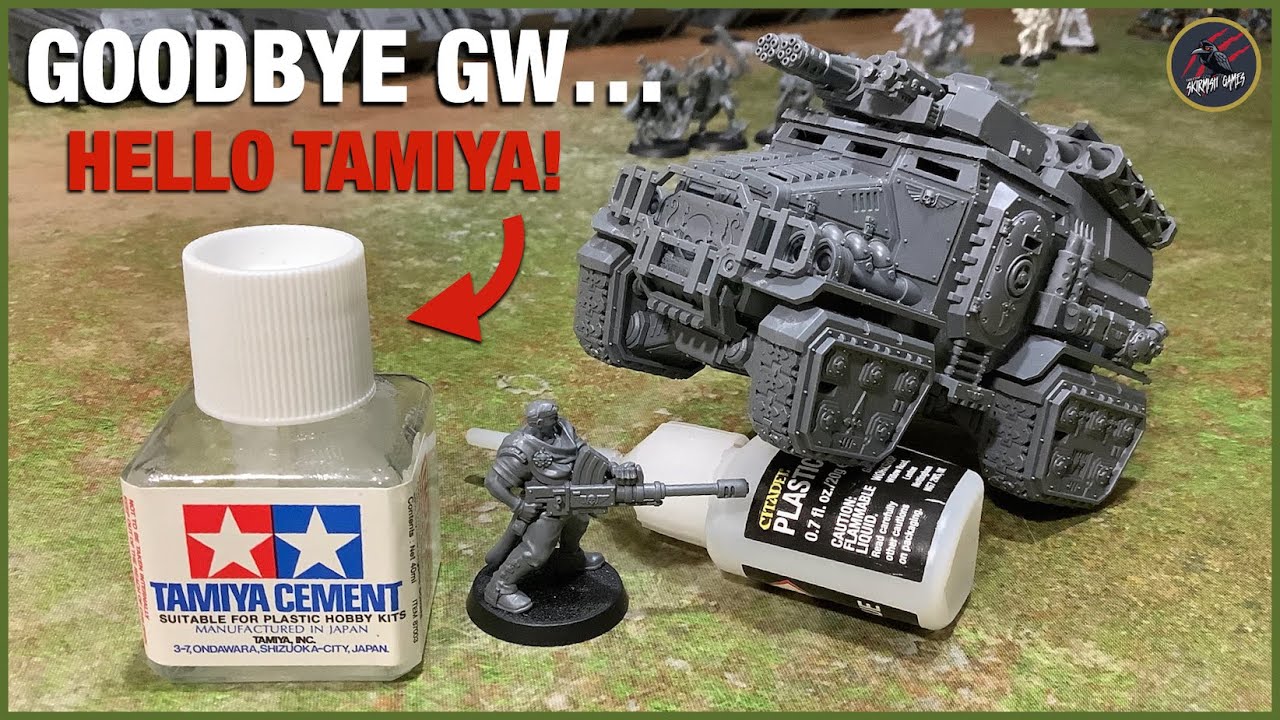 GOODBYE GAMES WORKSHOP Glue - Hello Tamiya Cement! Hobby Glue Comparison -  Which Is Best For YOU? 