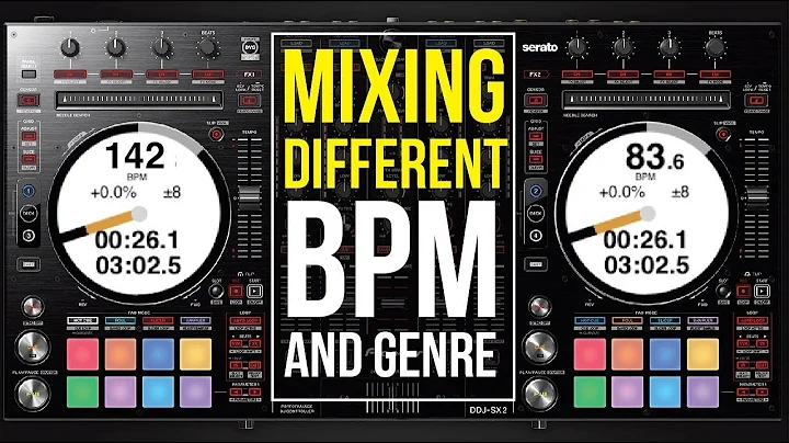 MIXING DIFFERENT BPM AND GENRE - 5 TOP BPM TRANSITIONS