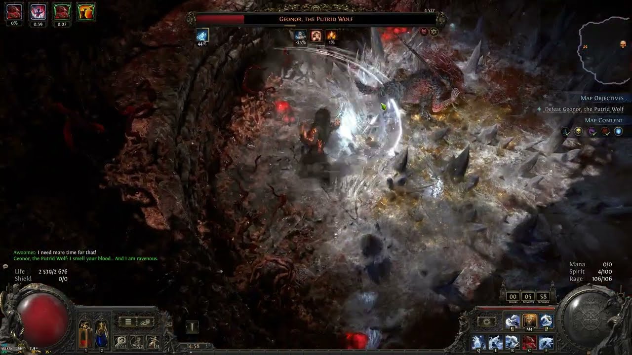 Geonor, the Putrid Wolf  - Iron Citadel fight in 4K