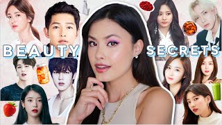 BEAUTY SECRETS OF KOREAN CELEBRITIES & IDOLS ft. Korean Kimchi!