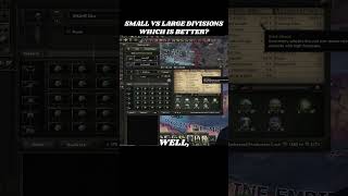 Small Vs Large Templates Which Is Better? Hoi4 Shorts