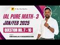 Jan/Feb 2025 WMA13 (Q7-10) - IAL Pure mathematics 3