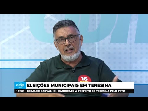 Geraldo Carvalho (PSTU) é candidato a Prefeitura de Teresina 23 09 2024