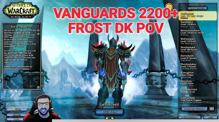(WoW) FROST DK  VANGUARDS 2200-2400- SAMDUKEZ LEGION 7.3.5