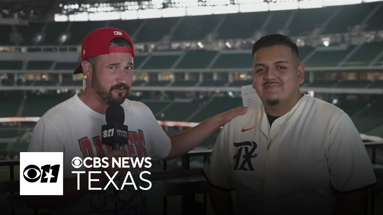 Rangers fans test their knowledge in Mother’s Day ballpark trivia - YouTube