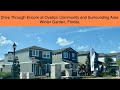 Drive Through Encore at Ovation Community and Surrounding Area Winter Garden, Florida.