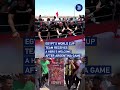 Egypt's World Cup team receives a hero's welcome after Argentina game