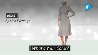 Alex Evenings Womens Sequin Lace Mock Dress 2019 Color Collection