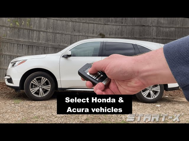 Start-X Remote Start Install, Select Honda & Acura