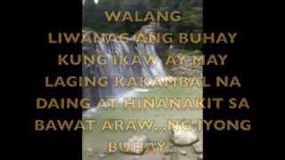 Buhay mo hawak ,ang lagi kong sinasaisip. mga bagay na minsan aking
pinagdaanan at ngayon ay binigyan kahalagahan. bawat taong nabubuhay
ma...