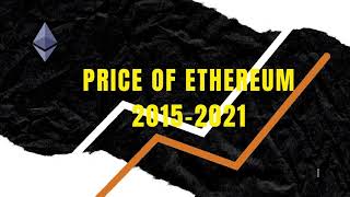 Ethereum (ETH) Price History from 2015 to 2021 | Cryptocurrency