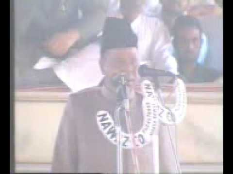 AIMIM MLA Syed Ahmed Pasha Quadri giving speech at...