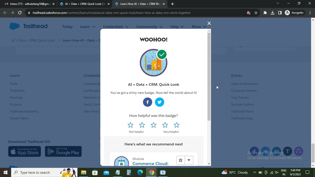 AI + Data + CRM: Quick Look | Trailhead Salesforce