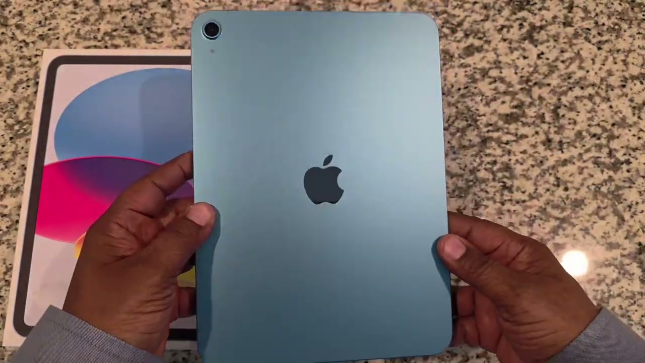 Apple iPad 11 A16 Bionic WIFI Unboxing (Blue) - YouTube
