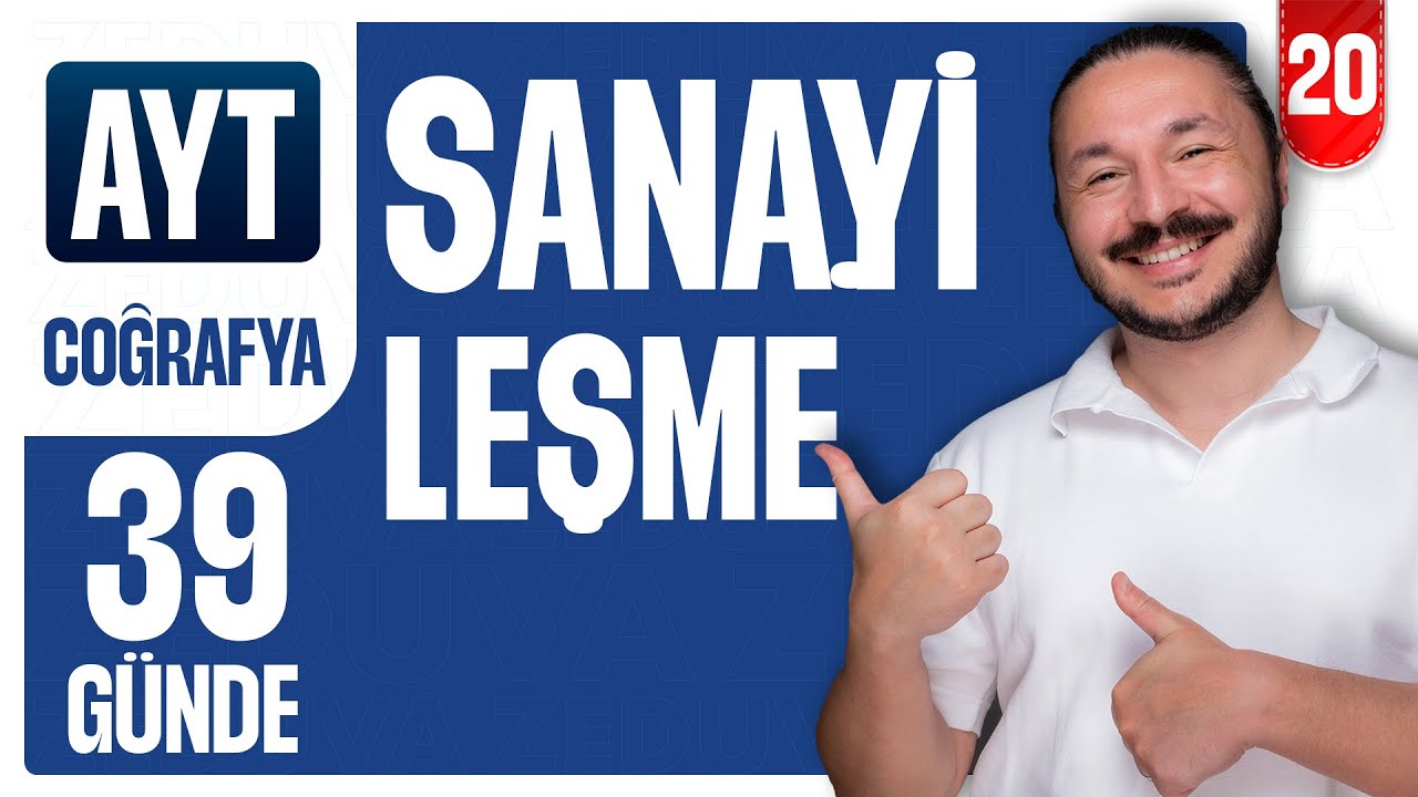 Turizm ve Sanayileşme konu anlatımı | 39 GÜNDE AYT COĞRAFYA KAMPI 2026 | 11.sınıf coğrafya