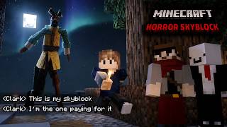 Our Skyblock World got taken over by CAPTAIN CLARK It s his skyblock btw