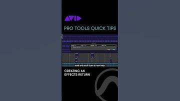 Learn to create an effects send and return in Pro Tools for reverb and delay effects