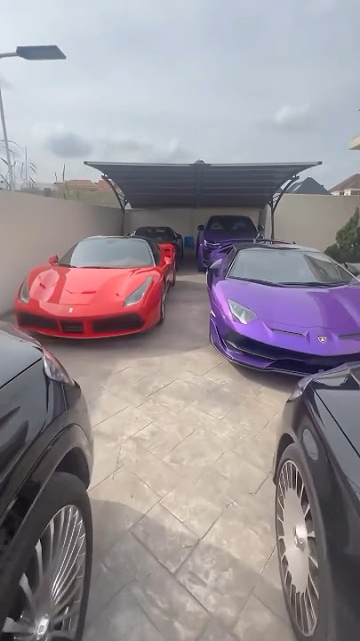 Inside Burna Boy's $5,000,000 supercar garage #burnaboy #supercar #luxuryliving #youtubeshorts