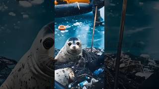 Download Lagu Saving a seal caught in a fishing net #instrumental #ringtone #music #love #aiart #ainimation MP3